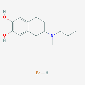 molecular formula C14H22BrNO2 B1516130 6,7-Dihydroxy-N-methyl-N-propyl-aminotetraline hydrobromide 