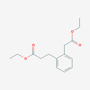 Ethyl 3-[2-(2-ethoxy-2-oxoethyl)phenyl]propanoate