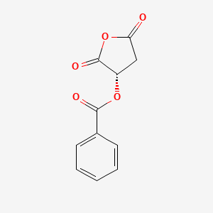 2,5-Furandione, 3-(benzoyloxy)dihydro-, (3S)-