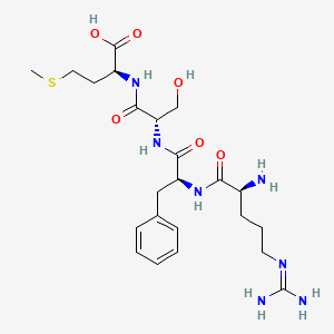 N~5~-(Diaminomethylidene)-L-ornithyl-L-phenylalanyl-L-seryl-L-methionine