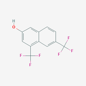 4,6-Bis(trifluoromethyl)naphthalen-2-ol