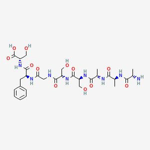 L-Alanyl-L-alanyl-L-alanyl-L-seryl-L-serylglycyl-L-phenylalanyl-L-serine