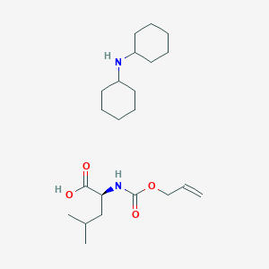 molecular formula C22H40N2O4 B1516135 Alloc-Leu-OH.DCHA 