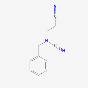 Benzyl(2-cyanoethyl)cyanamide