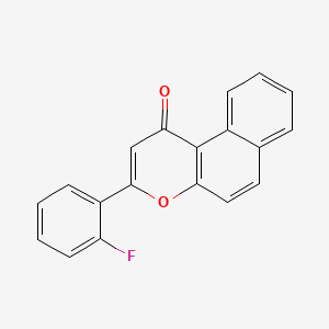 3-(2-Fluorophenyl)-1H-naphtho[2,1-b]pyran-1-one