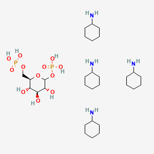 molecular formula C30H66N4O12P2 B1516149 D(+)-Glucose-1,6-diphosphate,tetracyclohexylammonium salt 