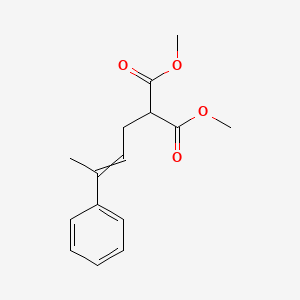 Dimethyl (3-phenylbut-2-en-1-yl)propanedioate