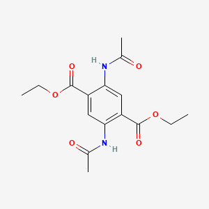 1,4-Benzenedicarboxylic acid, 2,5-bis(acetylamino)-, diethyl ester