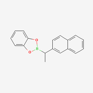 2-[1-(Naphthalen-2-yl)ethyl]-2H-1,3,2-benzodioxaborole