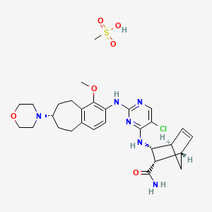 molecular formula C29H39ClN6O6S B1516159 CEP-28122 mesylate salt 