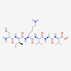 D-Seryl-L-isoleucyl-L-lysyl-L-valyl-L-alanyl-L-valine