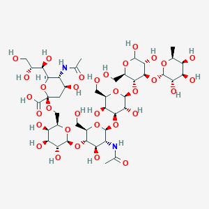 molecular formula C43H72N2O33 B1516161 SFLNnT CAS No. 111216-36-5