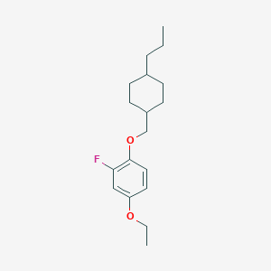 4-Ethoxy-2-fluoro-1-[(4-propylcyclohexyl)methoxy]benzene