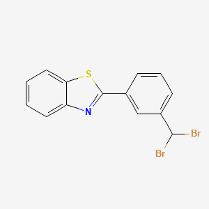 2-[3-(Dibromomethyl)phenyl]-1,3-benzothiazole