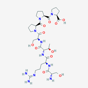 L-Seryl-N~5~-(diaminomethylidene)-L-ornithyl-L-threonyl-L-seryl-L-prolyl-L-prolyl-L-proline