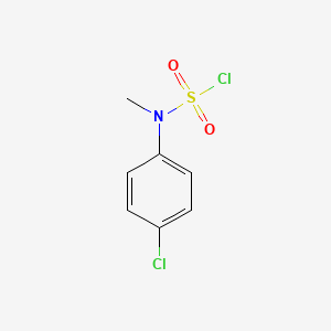 (4-Chlorophenyl)methylsulfamyl chloride