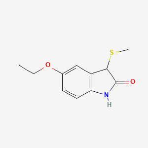 5-Ethoxy-3-(methylsulfanyl)-1,3-dihydro-2H-indol-2-one