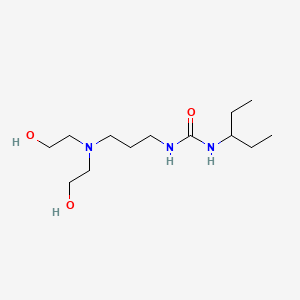 N-{3-[Bis(2-hydroxyethyl)amino]propyl}-N'-pentan-3-ylurea