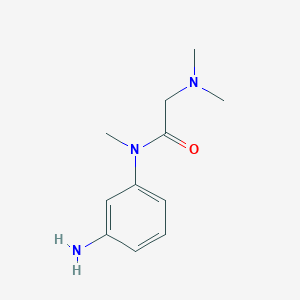 N-(3-Aminophenyl)-N,N~2~,N~2~-trimethylglycinamide