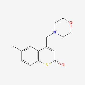 6-Methyl-4-[(morpholin-4-yl)methyl]-2H-1-benzothiopyran-2-one