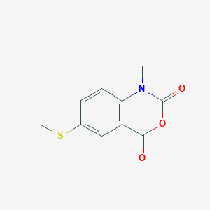 1-Methyl-6-(methylsulfanyl)-2H-3,1-benzoxazine-2,4(1H)-dione