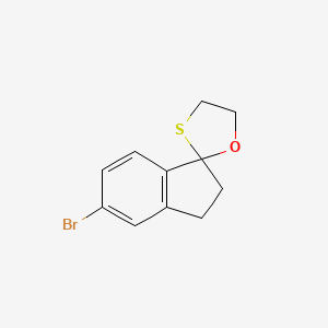 5-Bromo-spiro[indan-2,2'-(1,3-oxathiolane)]