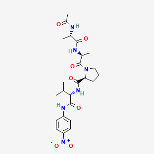 molecular formula C24H34N6O7 B1516178 Ac-Ala-Ala-Pro-Val-pNA CAS No. 133261-53-7
