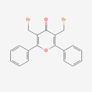 3,5-Bis(bromomethyl)-2,6-diphenyl-4H-pyran-4-one