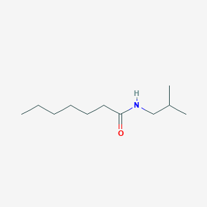 Heptanamide, N-(2-methylpropyl)-