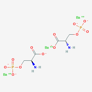 molecular formula C6H10Ba3N2O12P2 B1516179 DL-O-Phosphoserine,barium salt 