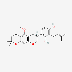 molecular formula C26H32O5 B15161798 Kanzonol H CAS No. 152511-46-1