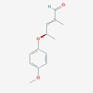 (4R)-4-(4-methoxyphenoxy)-2-methylpent-2-enal