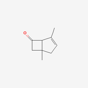 Bicyclo[3.2.0]hept-3-en-6-one, 1,4-dimethyl-