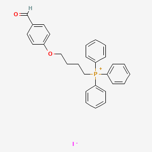 [4-(4-Formylphenoxy)butyl](triphenyl)phosphanium iodide