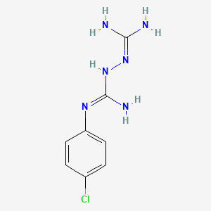 N'-(4-Chlorophenyl)-2-(diaminomethylidene)hydrazine-1-carboximidamide