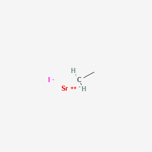 molecular formula C2H5ISr B15161875 Strontium, ethyliodo- CAS No. 153205-42-6