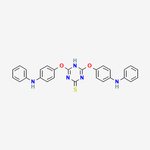 4,6-Bis(4-anilinophenoxy)-1,3,5-triazine-2(5H)-thione