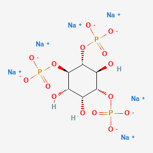 molecular formula C6H9Na6O15P3 B1516189 D-Myo-inositol 1,4,5-trisphosphate sodium salt CAS No. 108340-81-4