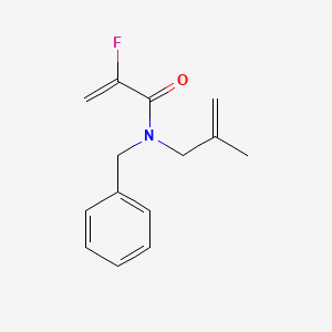 N-Benzyl-2-fluoro-N-(2-methylprop-2-en-1-yl)prop-2-enamide