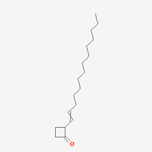 2-(Tetradec-1-EN-1-YL)cyclobutan-1-one