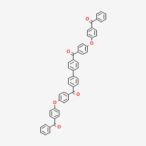 ([1,1'-Biphenyl]-4,4'-diyl)bis{[4-(4-benzoylphenoxy)phenyl]methanone}