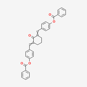 Cyclohexanone, 2,6-bis[[4-(benzoyloxy)phenyl]methylene]-