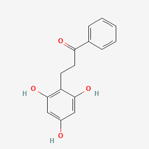 molecular formula C15H14O4 B15162035 1-Phenyl-3-(2,4,6-trihydroxyphenyl)propan-1-one CAS No. 143999-64-8