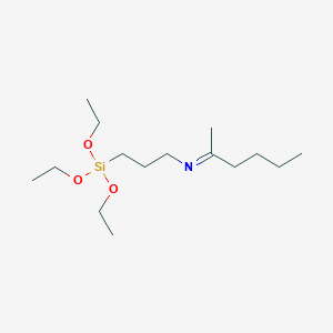 (2E)-N-[3-(Triethoxysilyl)propyl]hexan-2-imine