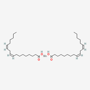 molecular formula C36H64MnO4 B1516210 Manganese;(9Z,12Z)-octadeca-9,12-dienoic acid CAS No. 6904-78-5