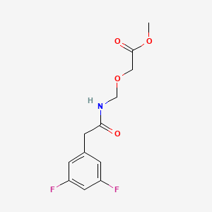 Methyl {[2-(3,5-difluorophenyl)acetamido]methoxy}acetate