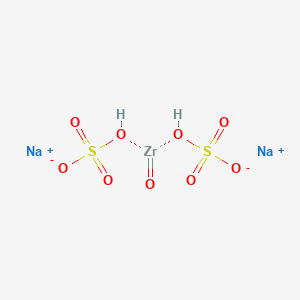 molecular formula H2Na2O9S2Z B1516213 硫酸锆钠 CAS No. 11105-03-6