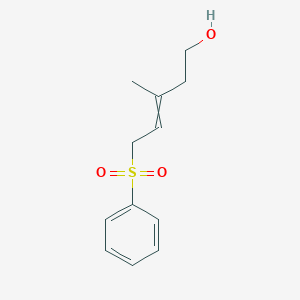 5-(Benzenesulfonyl)-3-methylpent-3-en-1-ol