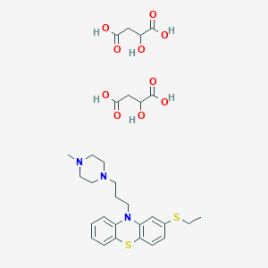molecular formula C30H41N3O10S2 B151622 Thiethylperazine malate CAS No. 52239-63-1
