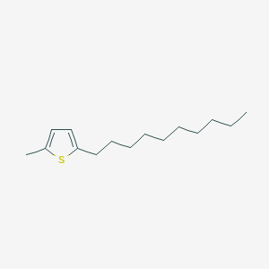 molecular formula C15H26S B15162287 2-Decyl-5-methylthiophene CAS No. 146670-63-5